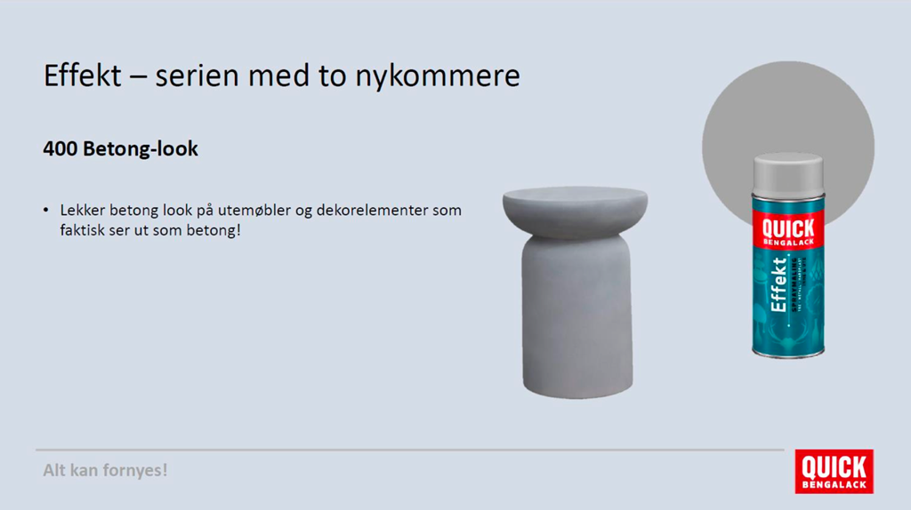 Nyheter fra Scanox - Quick Bengalack - MG Logistikk